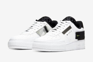 Nike Air Force 1 Type Low N. 354 черно-белые (40-44)