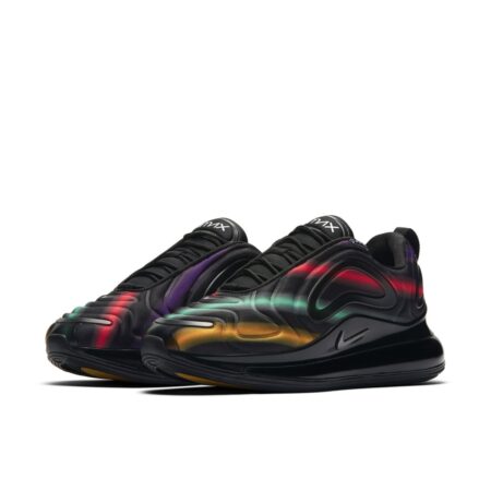 Nike Air Max 720 черные-разноцветные мужские-женские (35-44)