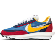 Nike Waffle Daybreak х Sacai синие-бордово-желтые (40-44)