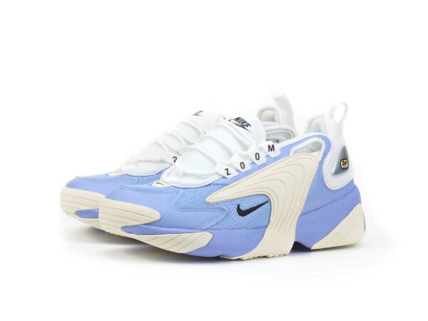 Nike Zoom 2k синие с белым кожаные женские (35-39)