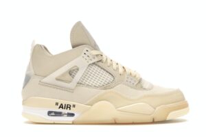 Nike Air Jordan 4 off White Sail бежевые (35-44)