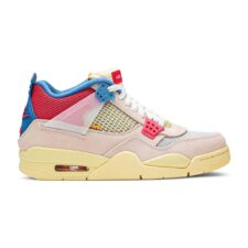 Nike Air Jordan 4 Retro белые с красно-синим (40-44)