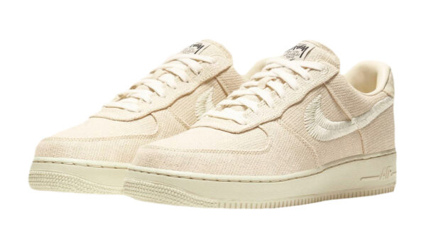 Stussy x Nike Air Force 1 Low бежевые мужские-женские (35-44)