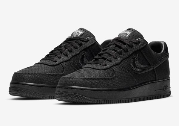 Stussy x Nike Air Force 1 Low черные мужские (40-44)