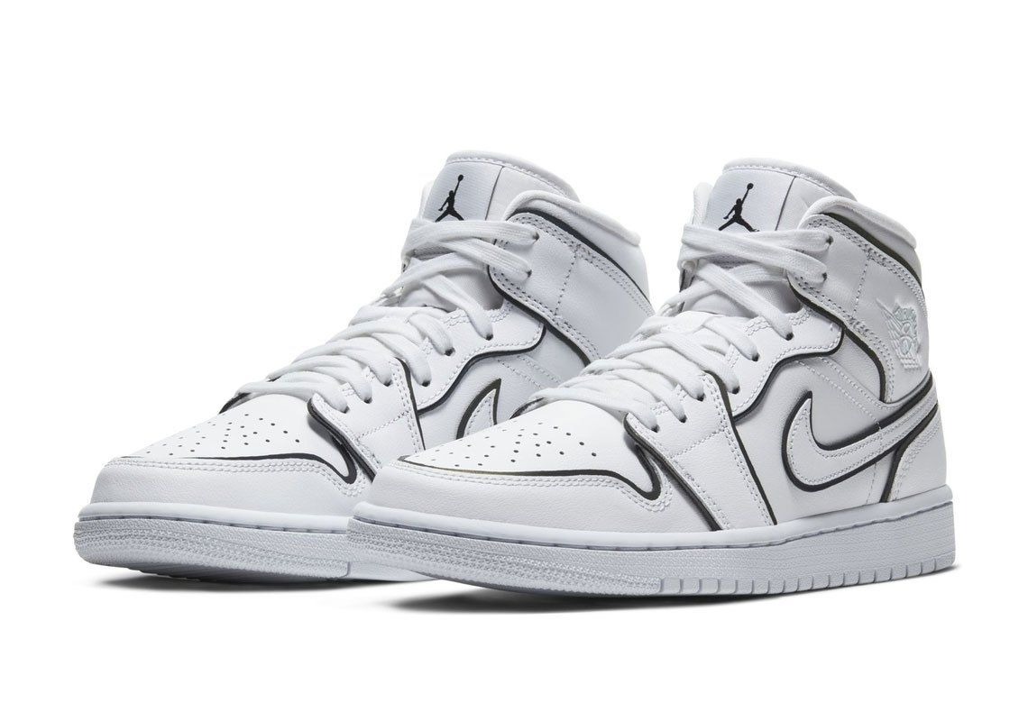 iridescent reflective white aj1