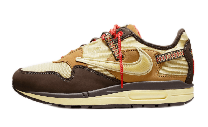 Nike Air Max Travis Scott Baroque Brown коричневые нубук мужские (40-44)