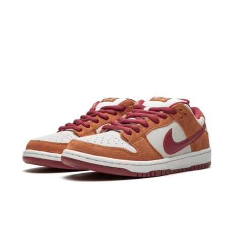 Nike SB Dunk Low Dark Russet Cedar бордово-коричневые нубук мужские-женские (35-44)