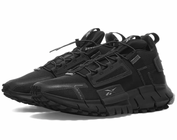 Reebok Zig Kinetica Edge Black черные мужские (40-44)